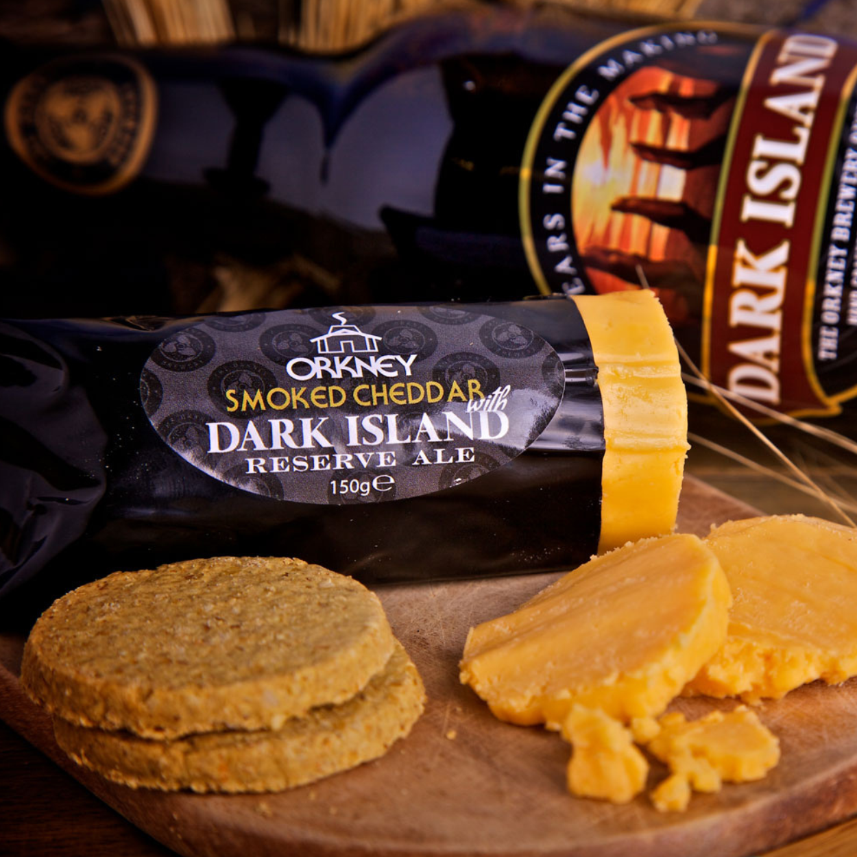 Orkney Smoked Cheddar with Dark Island Reserve Ale