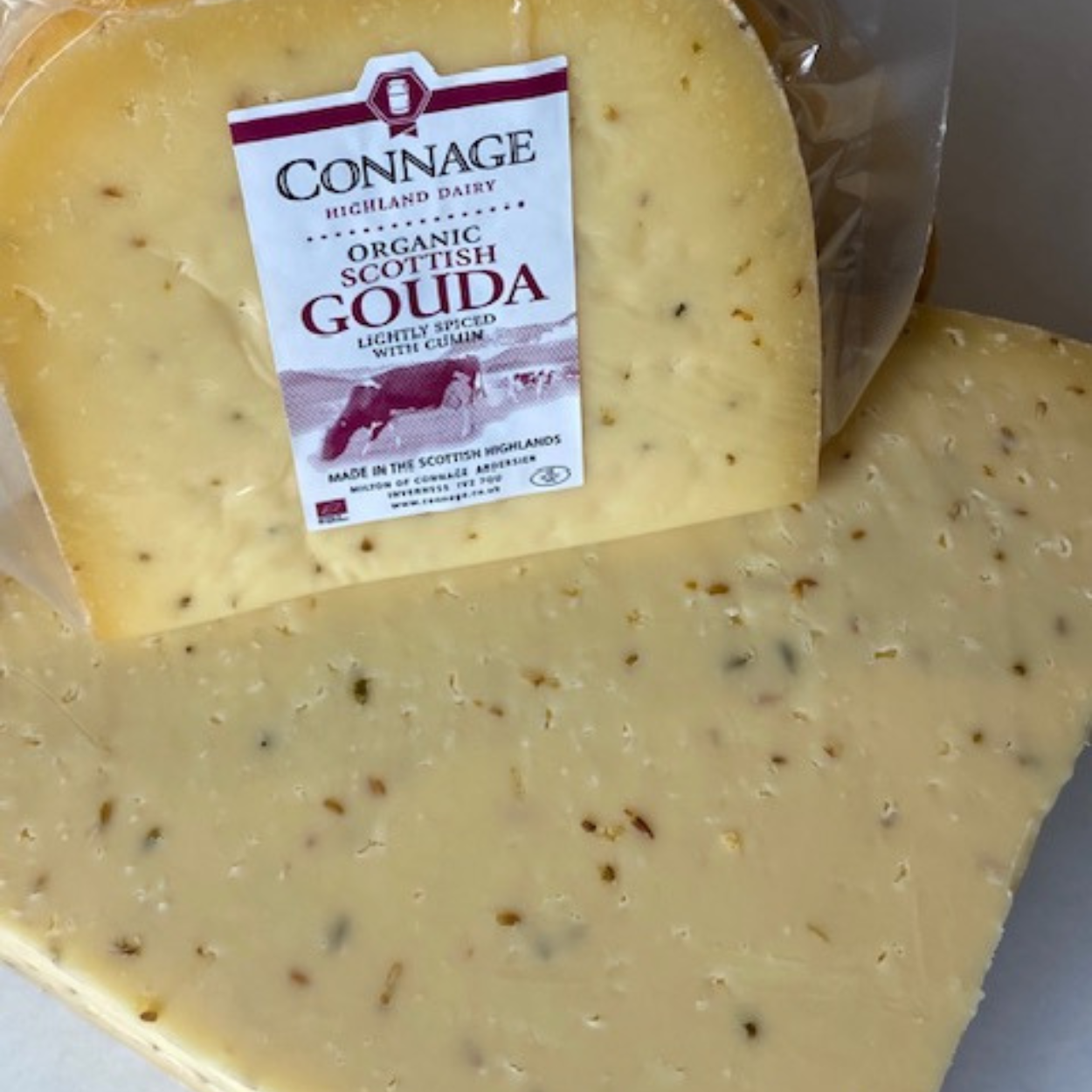 Connage Organic Scottish Gouda with Cummin